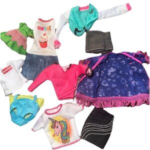 Barbie Doll Clothes  Lot Of 10